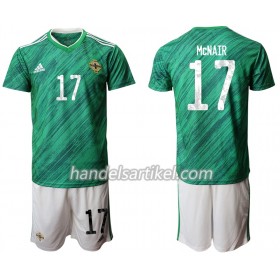 Nordirland Paddy McNair 17 Kinder Heim Trikotsatz 2020 Kurzarm (+ Kurze Hosen)